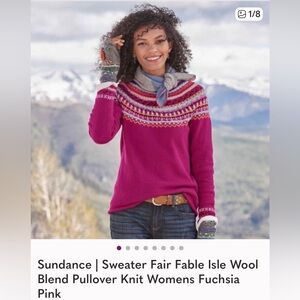 Sundance Multicolor Crew Neck Sweater